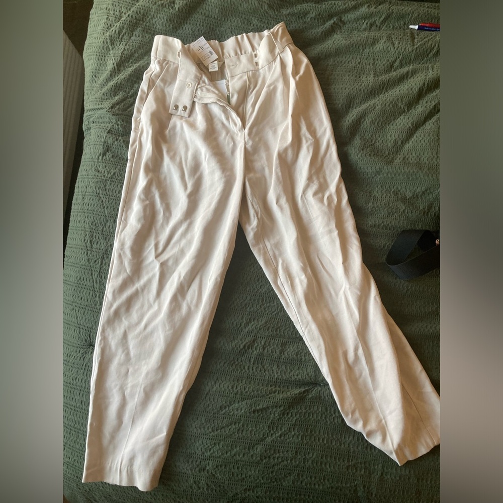 Wide leg trousers